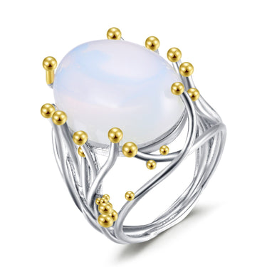 Silver Moonstone Ring-Your Soul Place